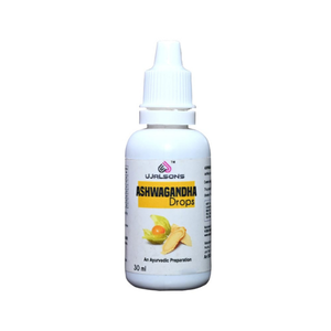 UJALSON’S Ashwagandha Drops – 30 ml | Ayurvedic Stress Relief & Vitality Booster